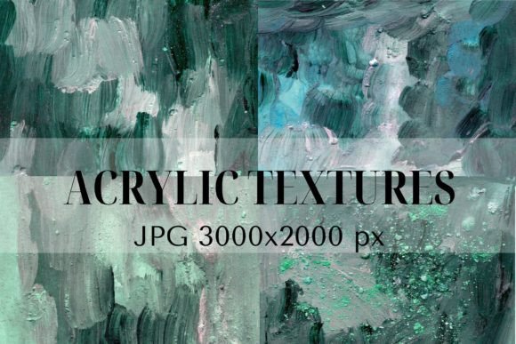 Green Acrylic Textures Bundle – A Must-Have for Designers and Creatives