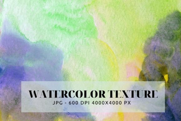 Green Purple Watercolor Texture – A Versatile Design Asset