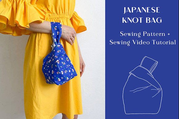 Japanese Knot Bag Sewing Pattern: A Stylish and Functional Addition to Your Crafting Workflow