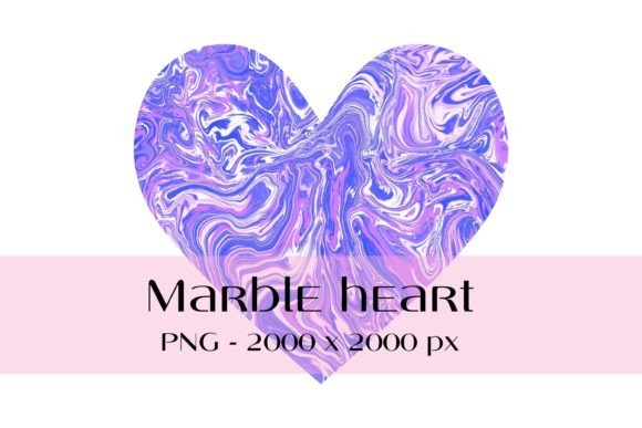 Purple Marble Heart PNG: A Versatile Design Asset for Creative Projects