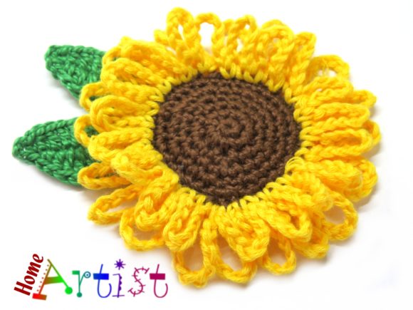 Sunflower Crochet Applique: A Versatile Craft for Creative Expression