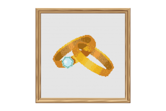 Wedding Rings Cross Stitch Pattern – A Creative Way to Celebrate Love
